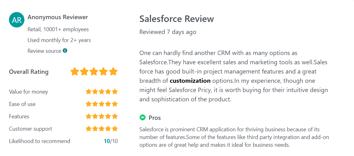Salesforce-customization-review