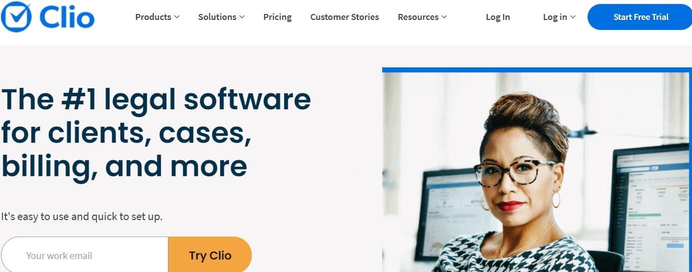 Clio a CRM for legal services Ascendix