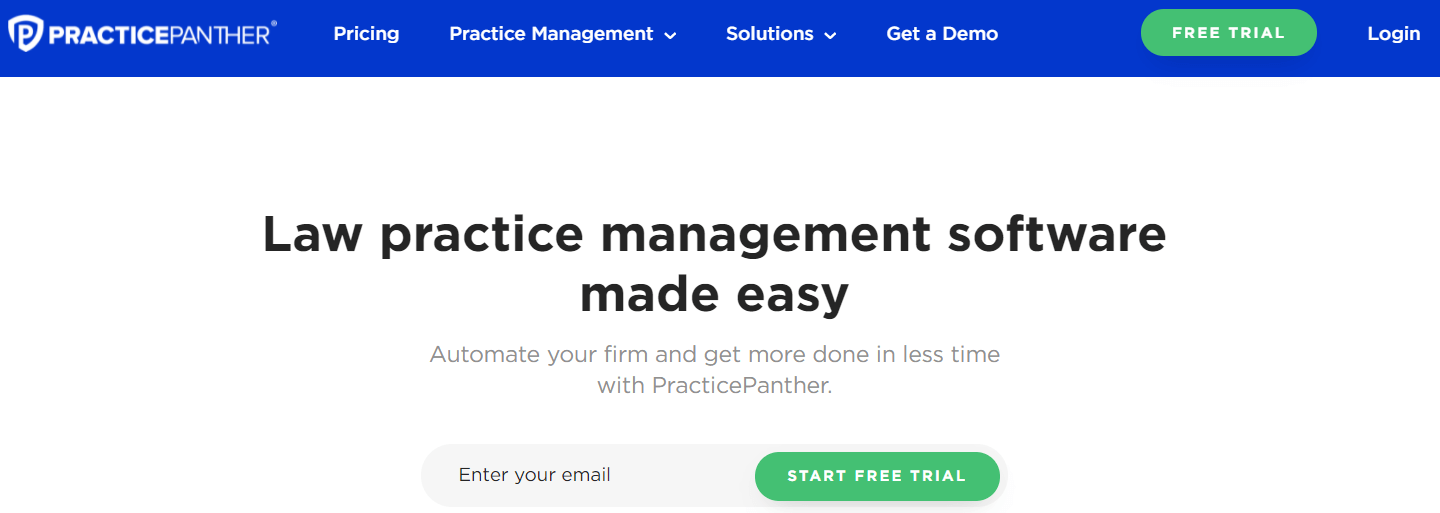 PracticePanther a CRM for legal services Ascendix