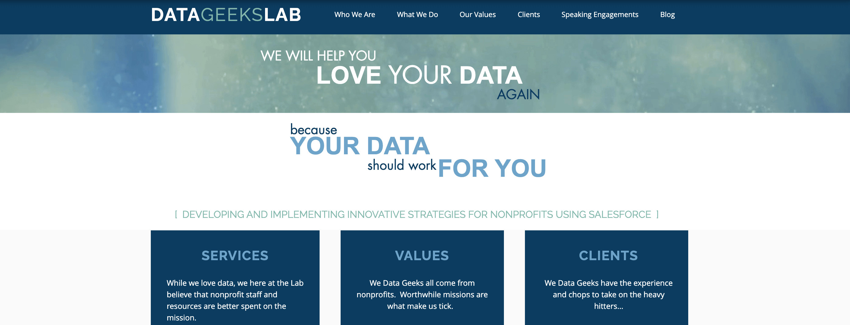 Data Geeks Lab Home Page