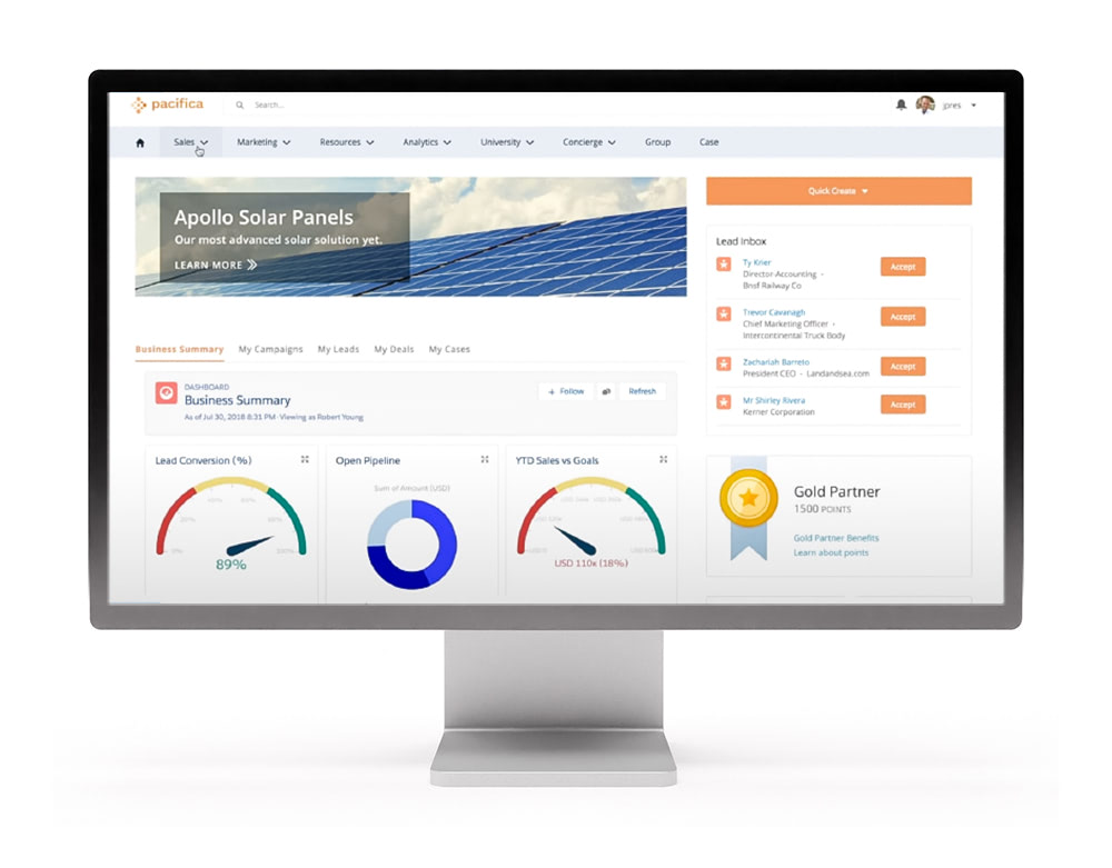 Partner Portal on Salesforce Experience Cloud Ascendix