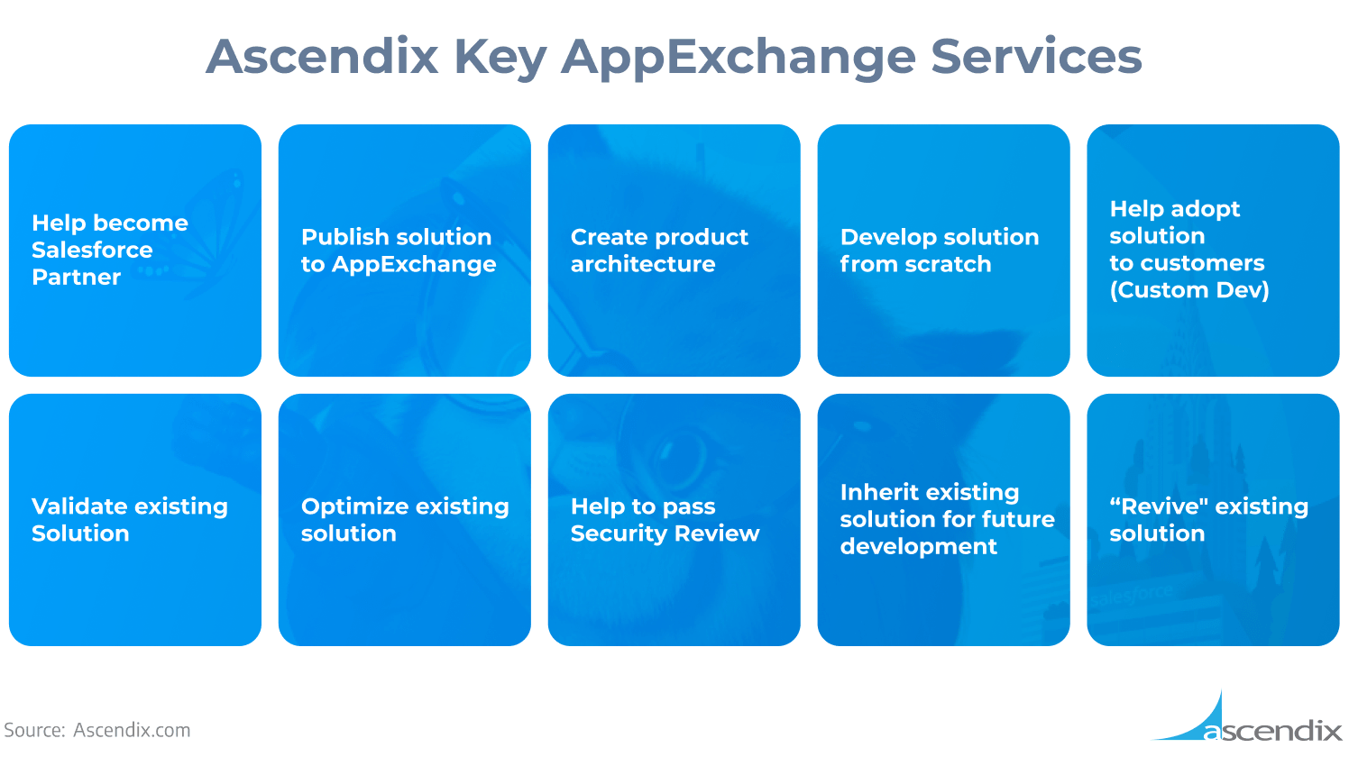 Ascendix Key AppExchange Services