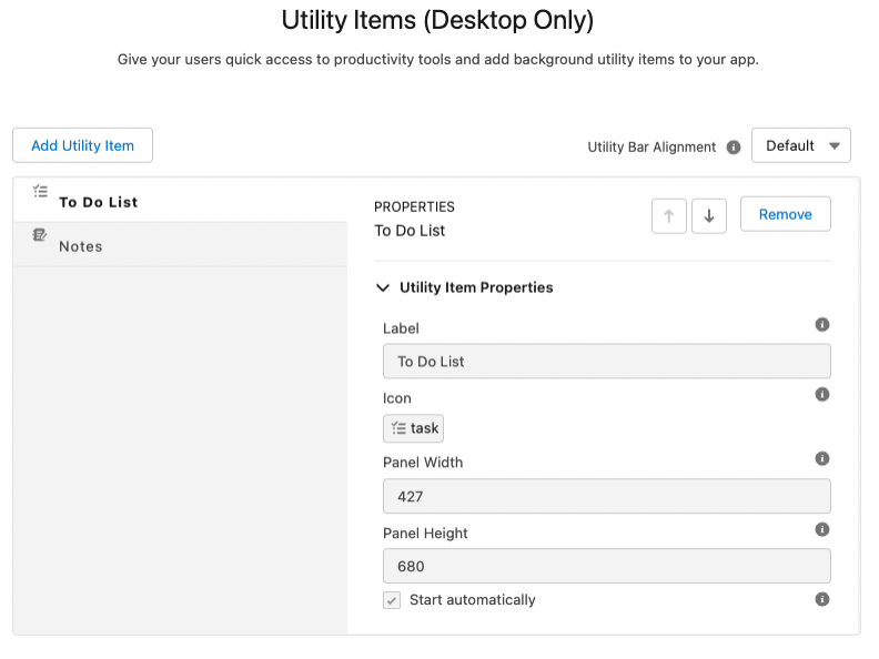 How to Add Utility Items Ascendix