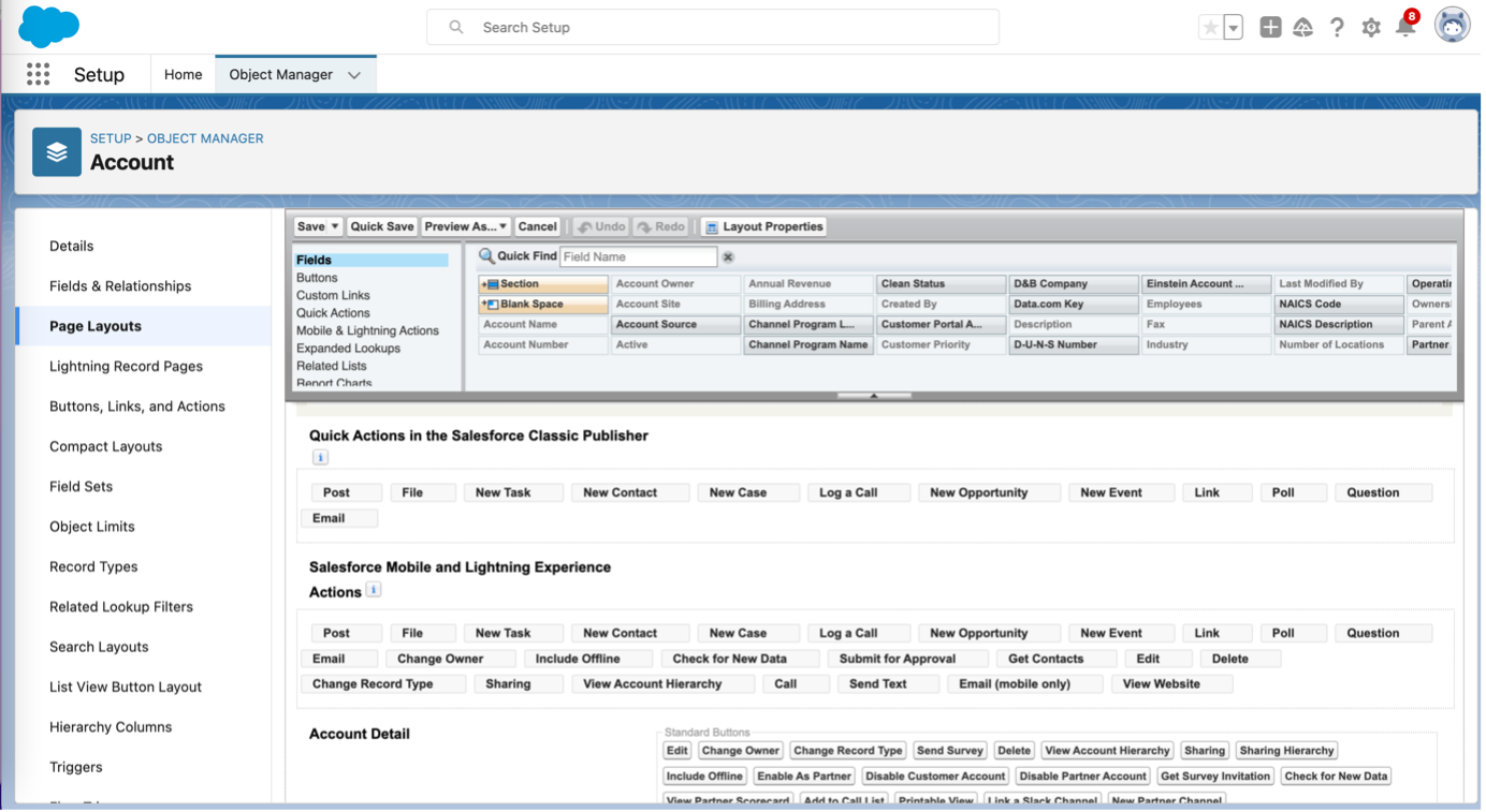 How to Create Custom Page Layout in Salesforce Ascendix
