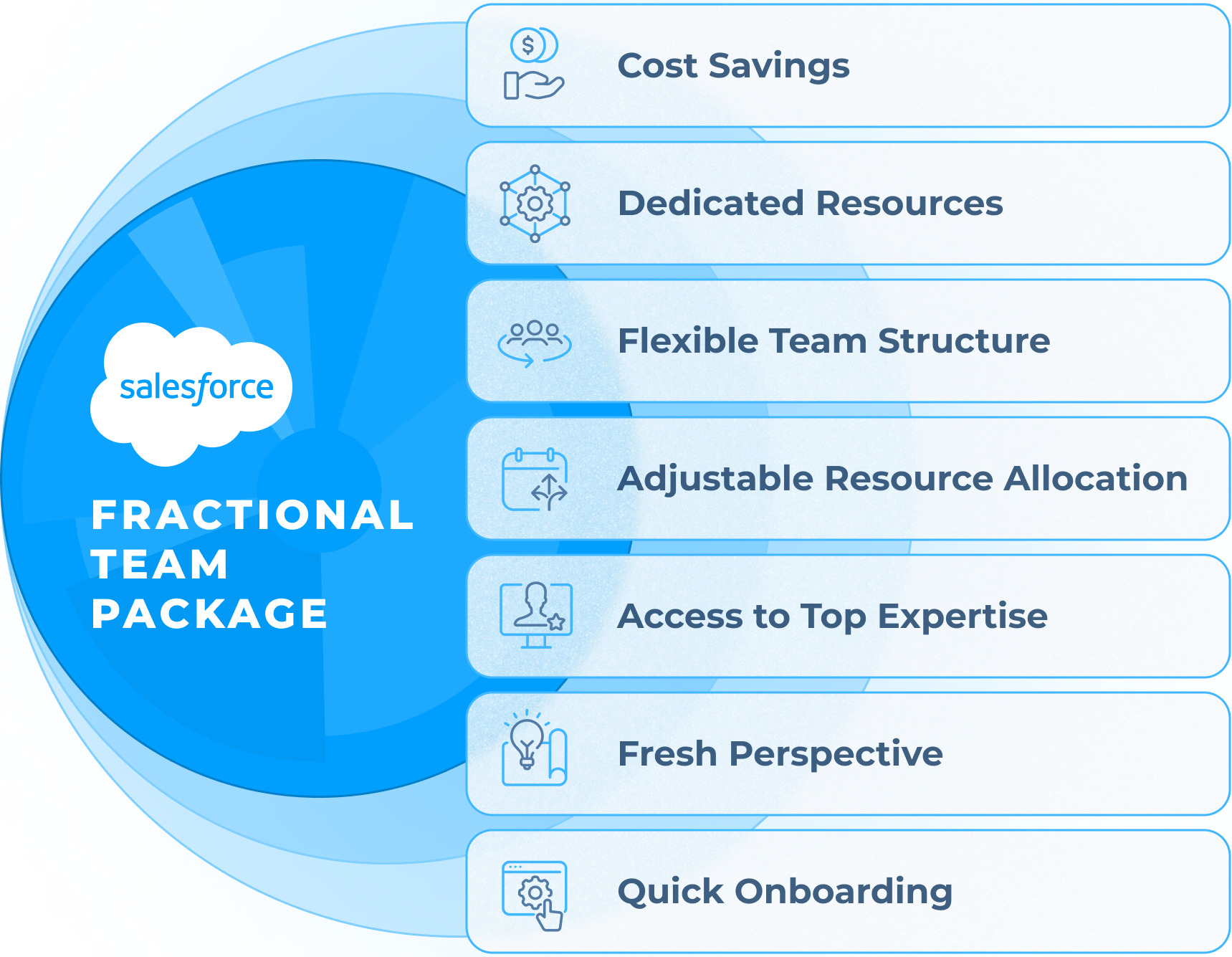 Fractional Salesforce Team Benefits Ascendix
