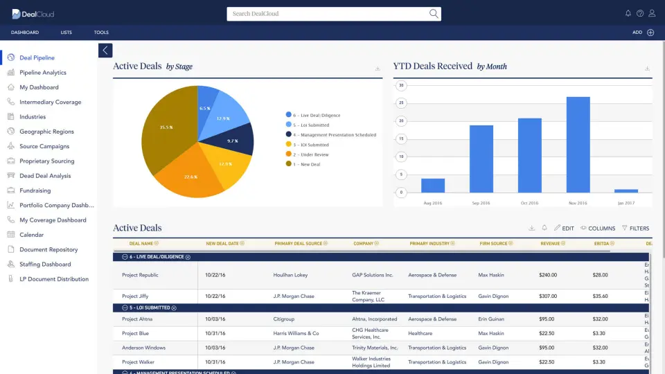 DealCloud Venture Capital CRM