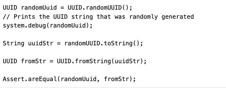 randomUUID() method