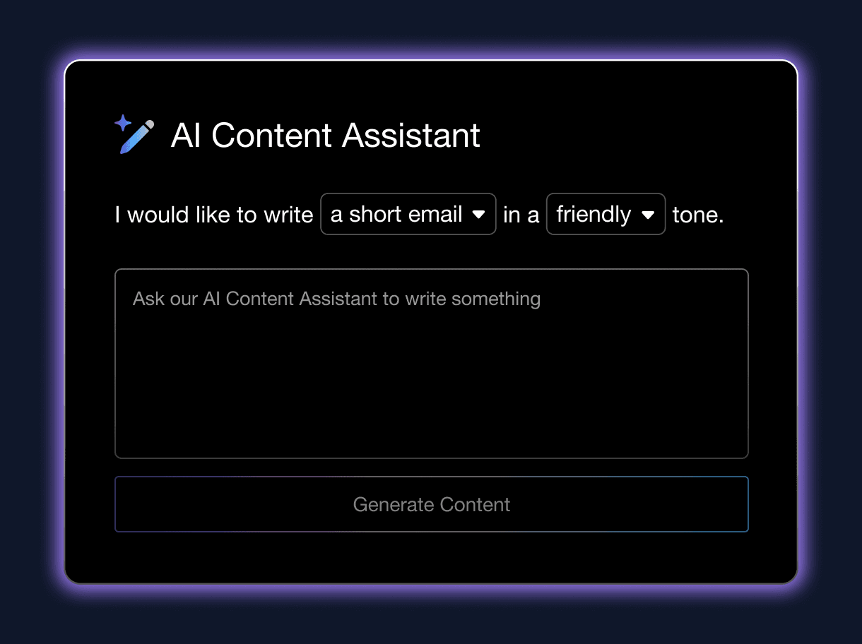 Capsule CRM AI Content Assistant