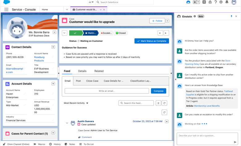 Salesforce Einstein Copilot