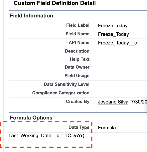 Custom Field Definition Detail in Salesforce Ascendix