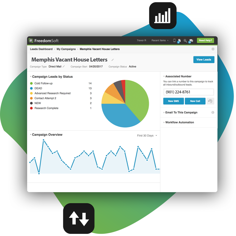 FreedomSoft dashboard