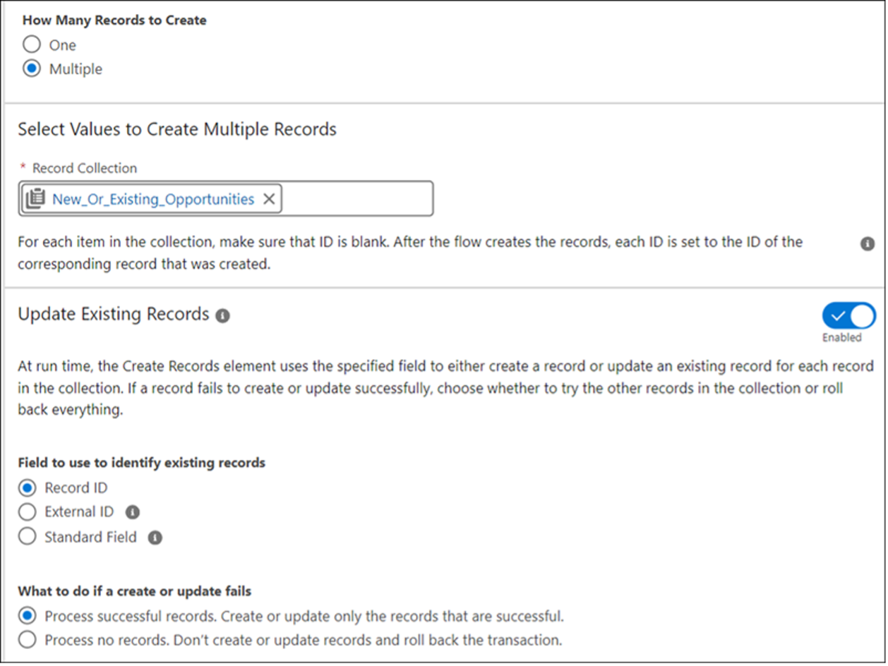 Improved Create Records Element in Flow Builder Ascendix