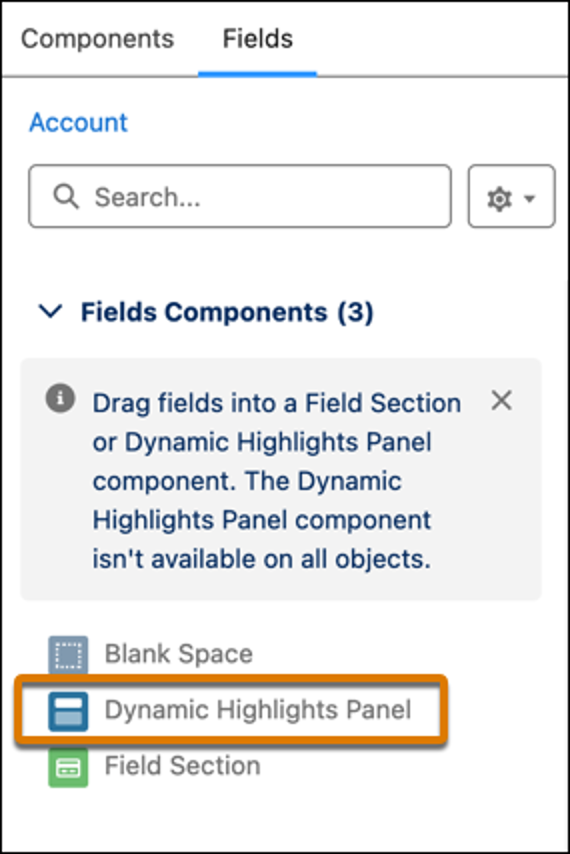 New Dynamic Highlights Panel in the Lightning App Builder Ascendix