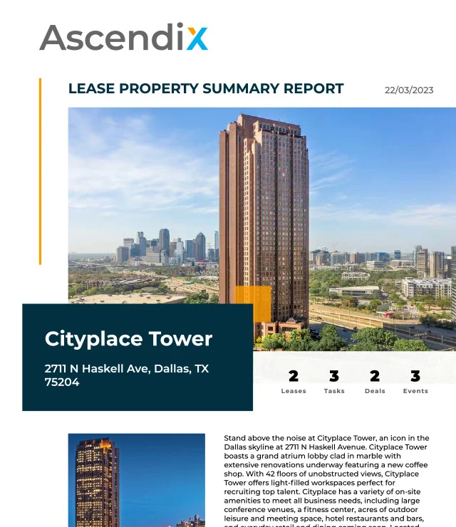 Composer Property summary report