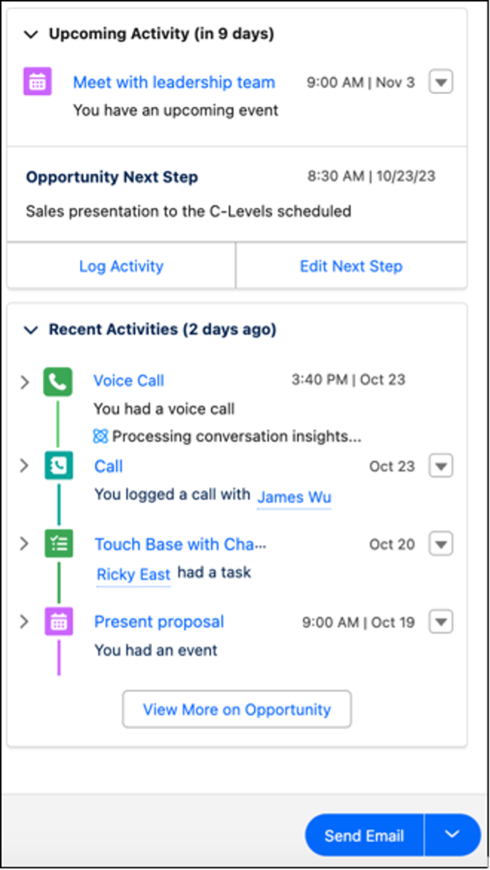 Activity Tracking in Salesforce Ascendix