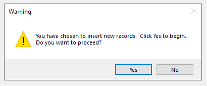 Confirm You Want to Proceed with Data Migration