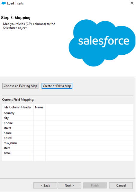 Data Mapping to Salesforce Objects