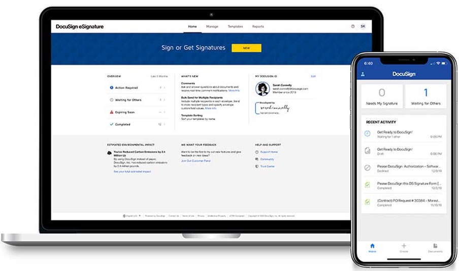 DocuSign Interface