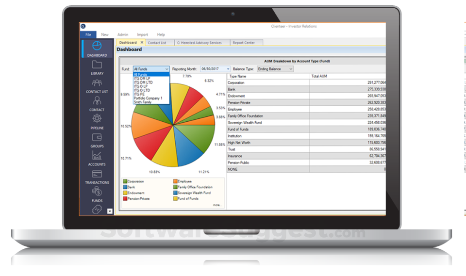 Clienteer CRM Interface