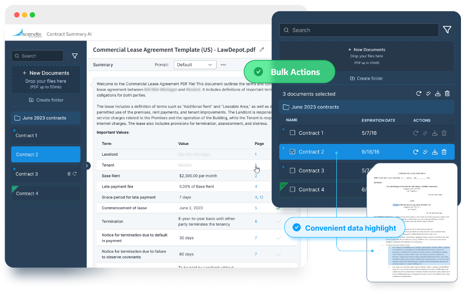 Contract Summary AI on Agentforce | Ascendix