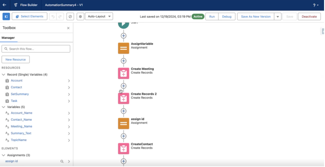 Custom Meeting Summary Automation Flow in Agentforce | Ascendix