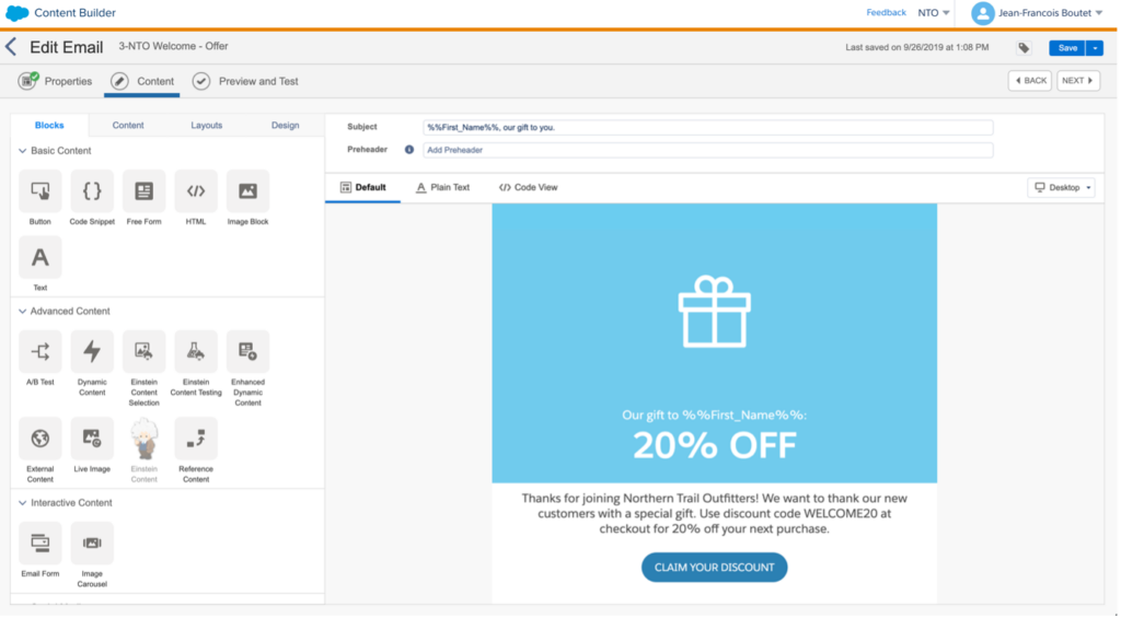 Email Template Builder in Marketing Cloud | Ascendix