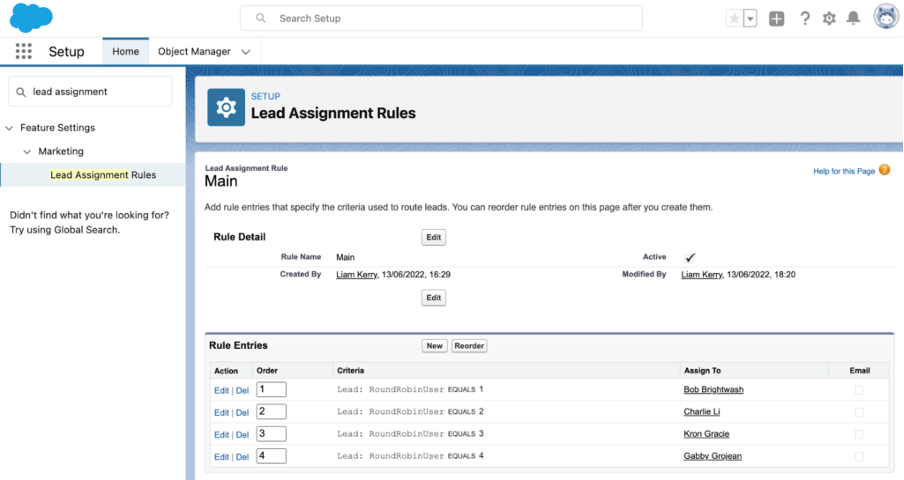 Lead Assignment Rules in Salesforce Sales Cloud