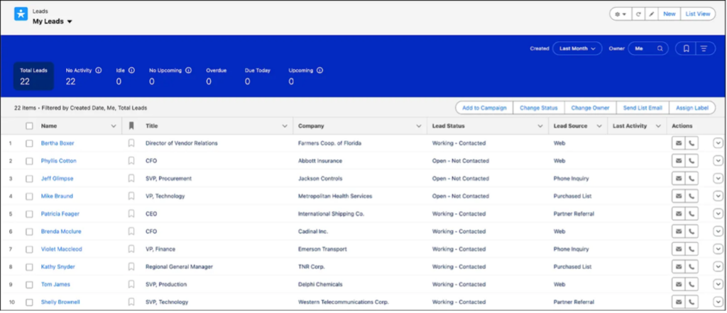 Lead Management in Salesforce Sales Cloud