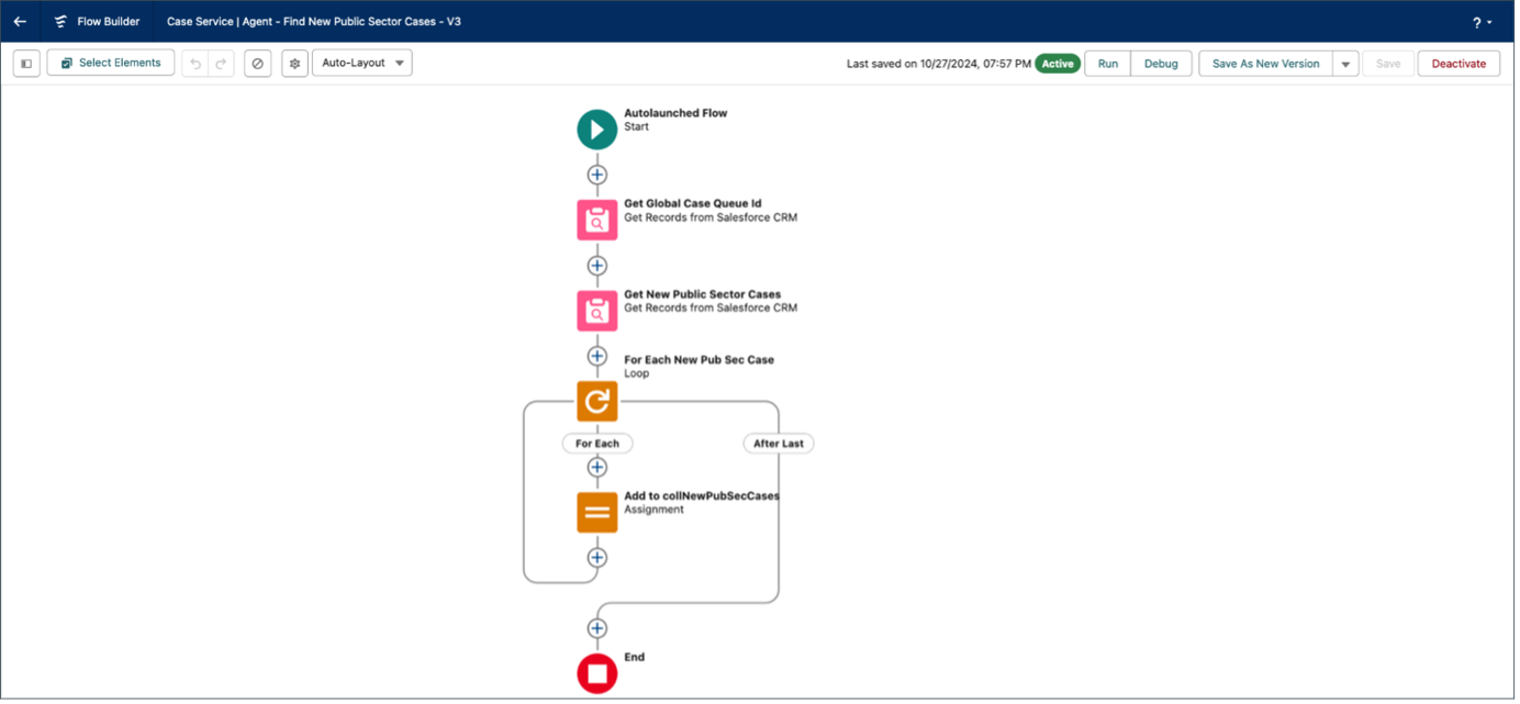 An Example of a Flow-Based Action in a Flow Builder