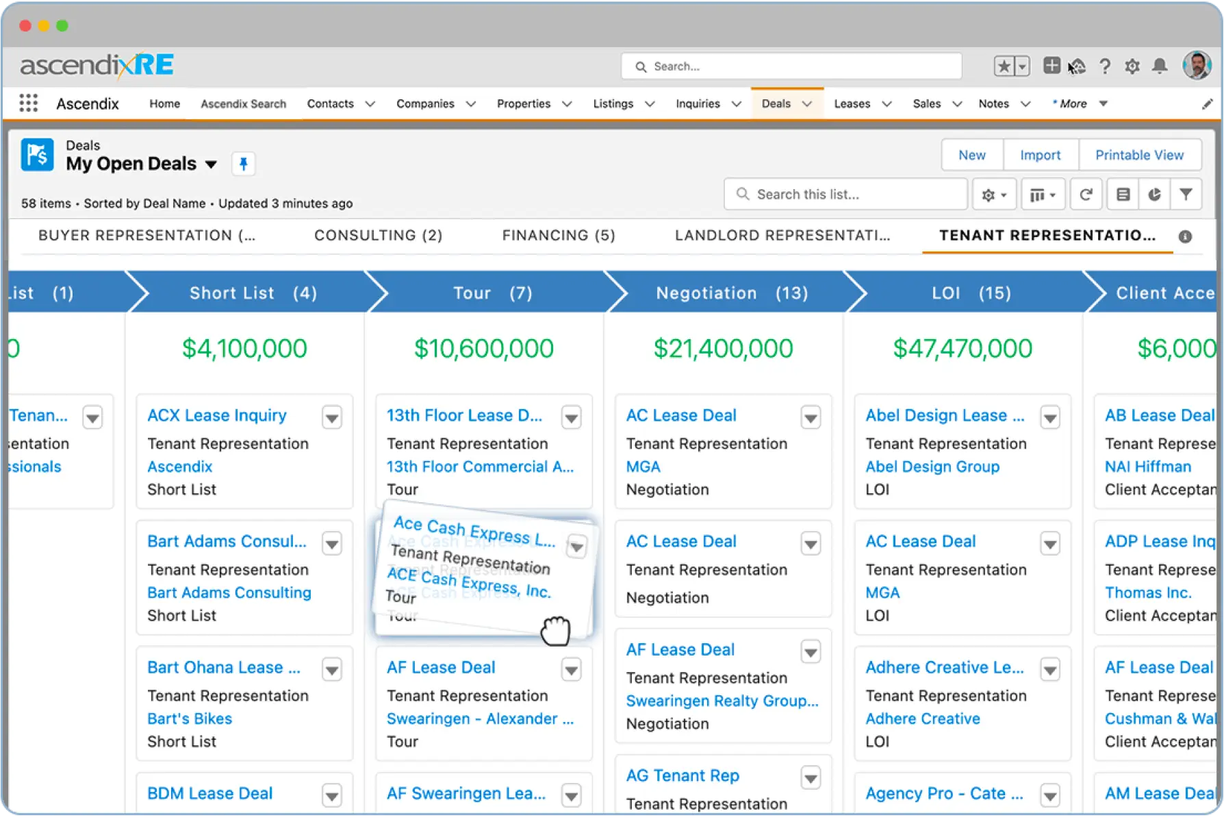Deal Pipeline Management