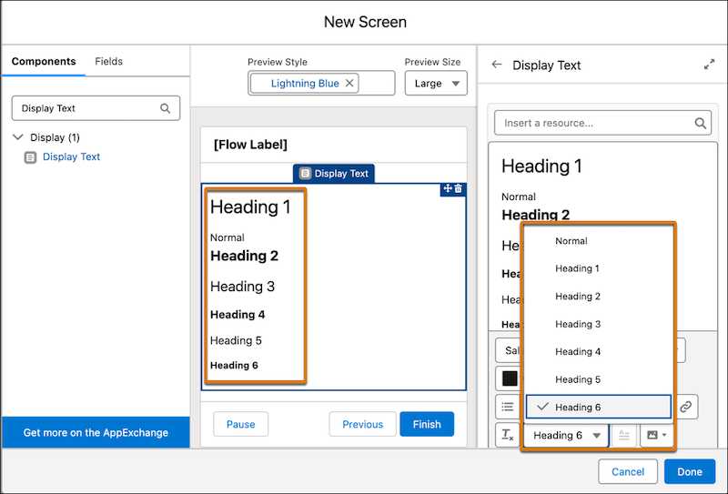 How to Make Display Text Components More Readable and Accessible