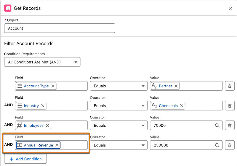 Visual Focus Indicators in a Flow Builder