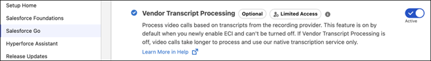 vendor transcript updates in salesforce release 2026