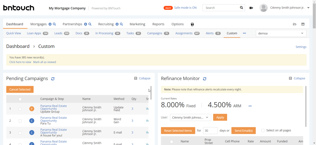 BNTouch - mortgage crm